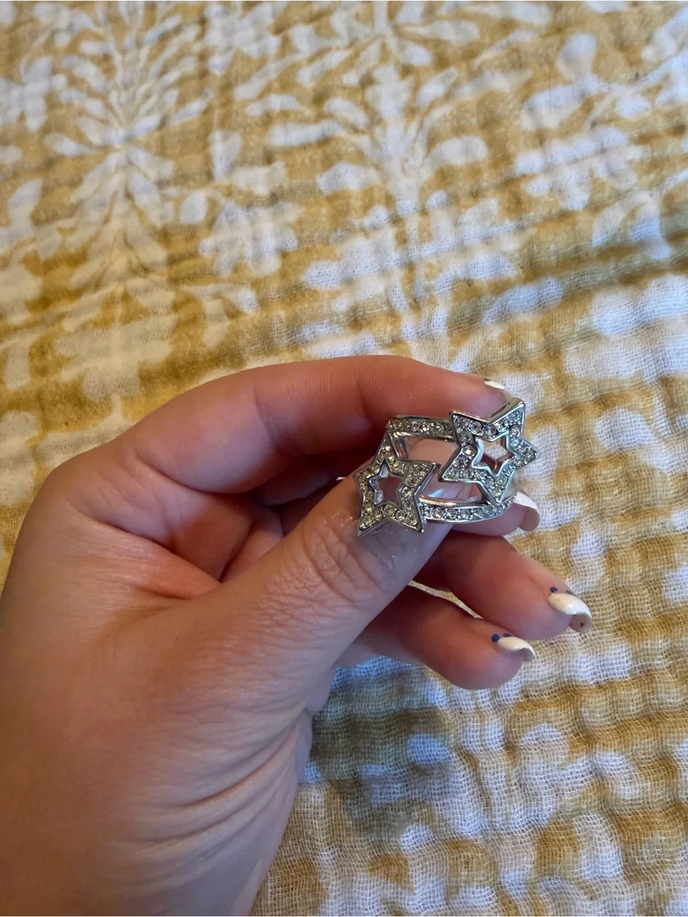 NWT Park Lane Size 6 Double Star Ring